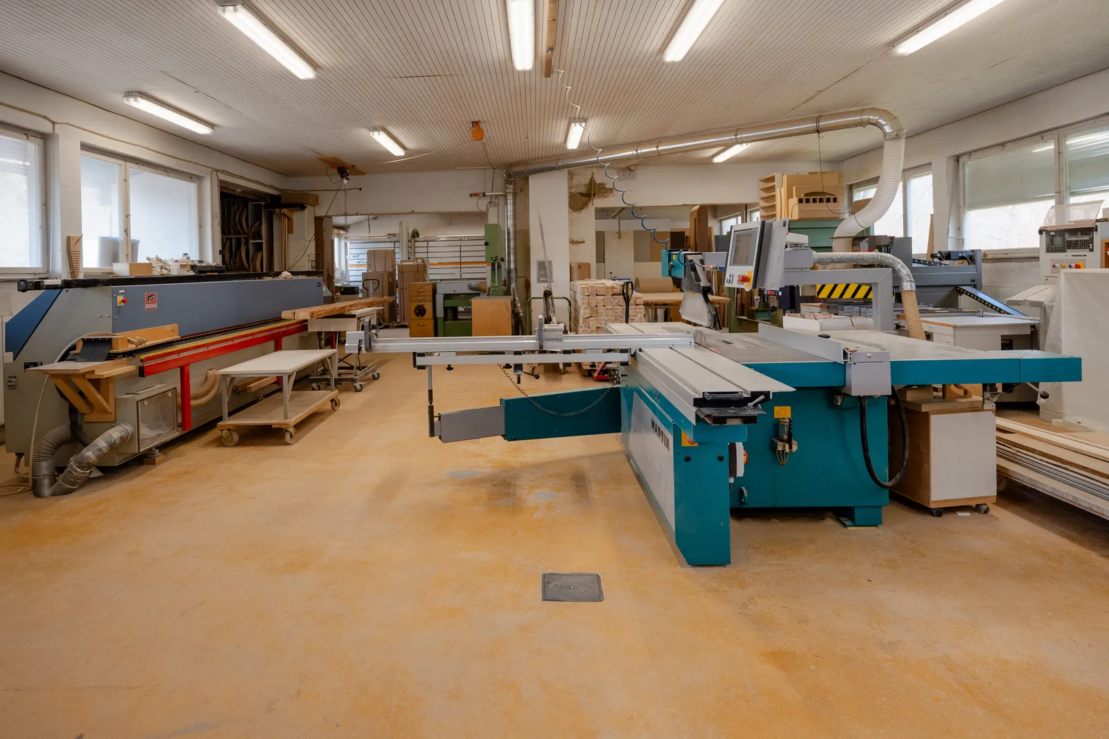 CNC-Maschinenpark in der Schreinerei Klaus & Klaus Leutkirch im Allgäu